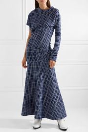 Prince of Wales maxi dress by Calvin Klein at Net A Porter